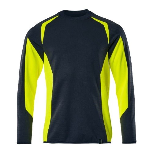 Mascot Accelerate Safe 22084 Sweatshirt Dark Navy Hi-Vis Yellow