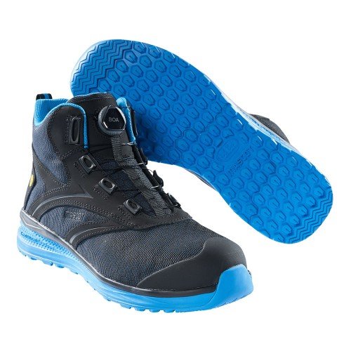 Mascot Footwear Carbon F0253 BOA Safety Boots Black/Blue Mascot Footwear Carbon F0253 BOA Safety Boots Black/Blue