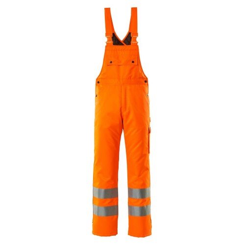 Mascot Safe Arctic Lech Winter Bib & Brace - Hi-vis Orange Mascot Safe Arctic Lech Winter Bib & Brace - Hi-vis Orange