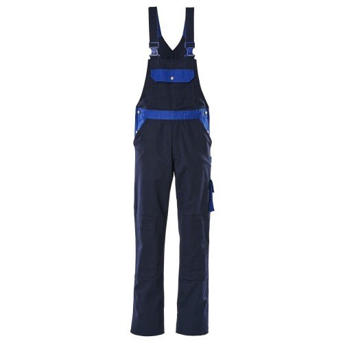 Mascot Image Monza Bib & Brace With Kneepad Pockets - Navy/royal