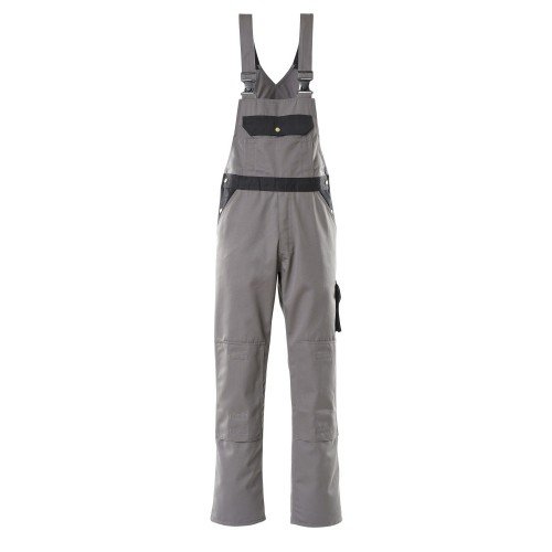 Mascot Image Milano Bib & Brace With Kneepad Pockets - Anthracite/black