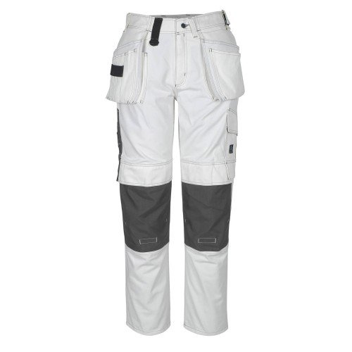 Mascot Hardwear 06131 Trousers With Kneepad Pockets And Holster Pockets White Mascot Hardwear 06131 Trousers With Kneepad Pockets And Holster Pockets White