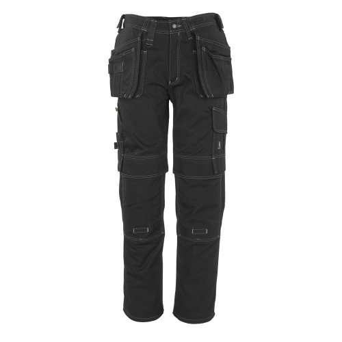 Mascot Hardwear 06131 Trousers With Kneepad Pockets And Holster Pockets Black Mascot Hardwear 06131 Trousers With Kneepad Pockets And Holster Pockets Black