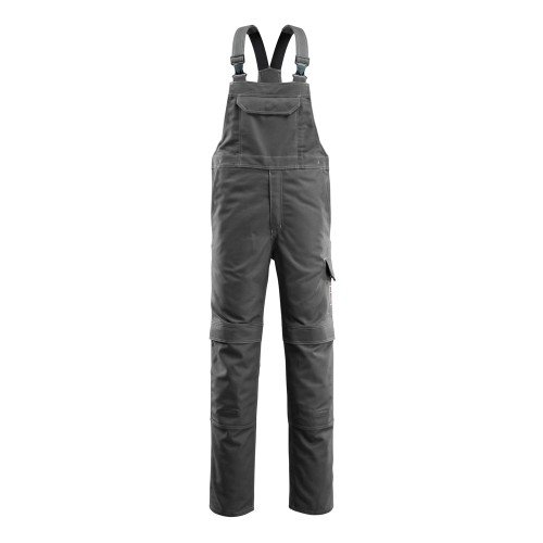 Mascot Multisafe Freibourg Bib & Brace With Kneepad Pockets - Dark Anthracite