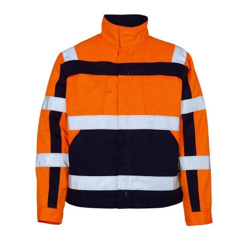 Mascot Safe Complete Jacket - Hi-vis Orange Navy Mascot Safe Complete Jacket - Hi-vis Orange Navy