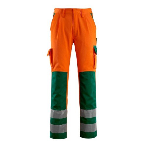 Mascot Olinda Safe Complete 07179 Trousers With Kneepad Pockets Orange Green Mascot Olinda Safe Complete 07179 Trousers With Kneepad Pockets Orange Green