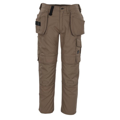 Mascot Hardwear 08131 Trousers With Kneepad Pockets And Holster Pockets Khaki Mascot Hardwear 08131 Trousers With Kneepad Pockets And Holster Pockets Khaki