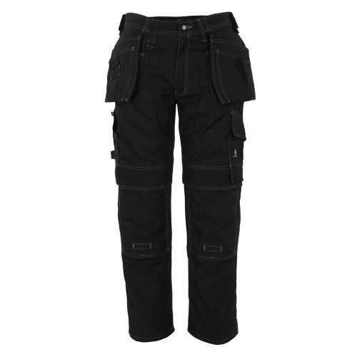Mascot Hardwear 08131 Trousers With Kneepad Pockets And Holster Pockets Black Mascot Hardwear 08131 Trousers With Kneepad Pockets And Holster Pockets Black