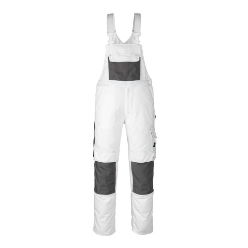 Mascot Hardwear Orense Bib & Brace With Kneepad Pockets - White Mascot Hardwear Orense Bib & Brace With Kneepad Pockets - White
