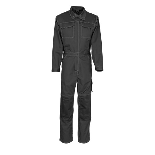 Mascot Industry Akron Boilersuit With Kneepad Pockets Black Mascot Industry Akron Boilersuit With Kneepad Pockets Black