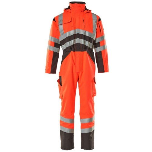 Mascot Safe Young Safara Winter Boilersuit - Hi-Vis Red / Dark Anthracite Mascot Safe Young Safara Winter Boilersuit - Hi-Vis Red / Dark Anthracite