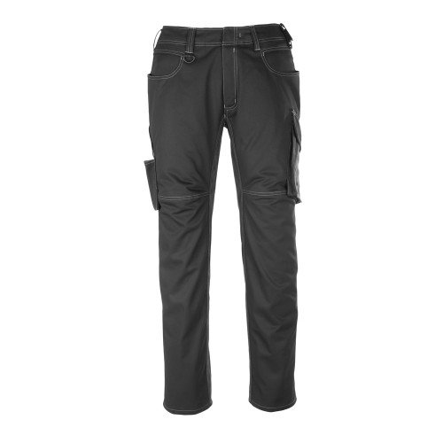 Mascot Unique 12079 Trousers With Thigh Pockets Black Dark Anthracite