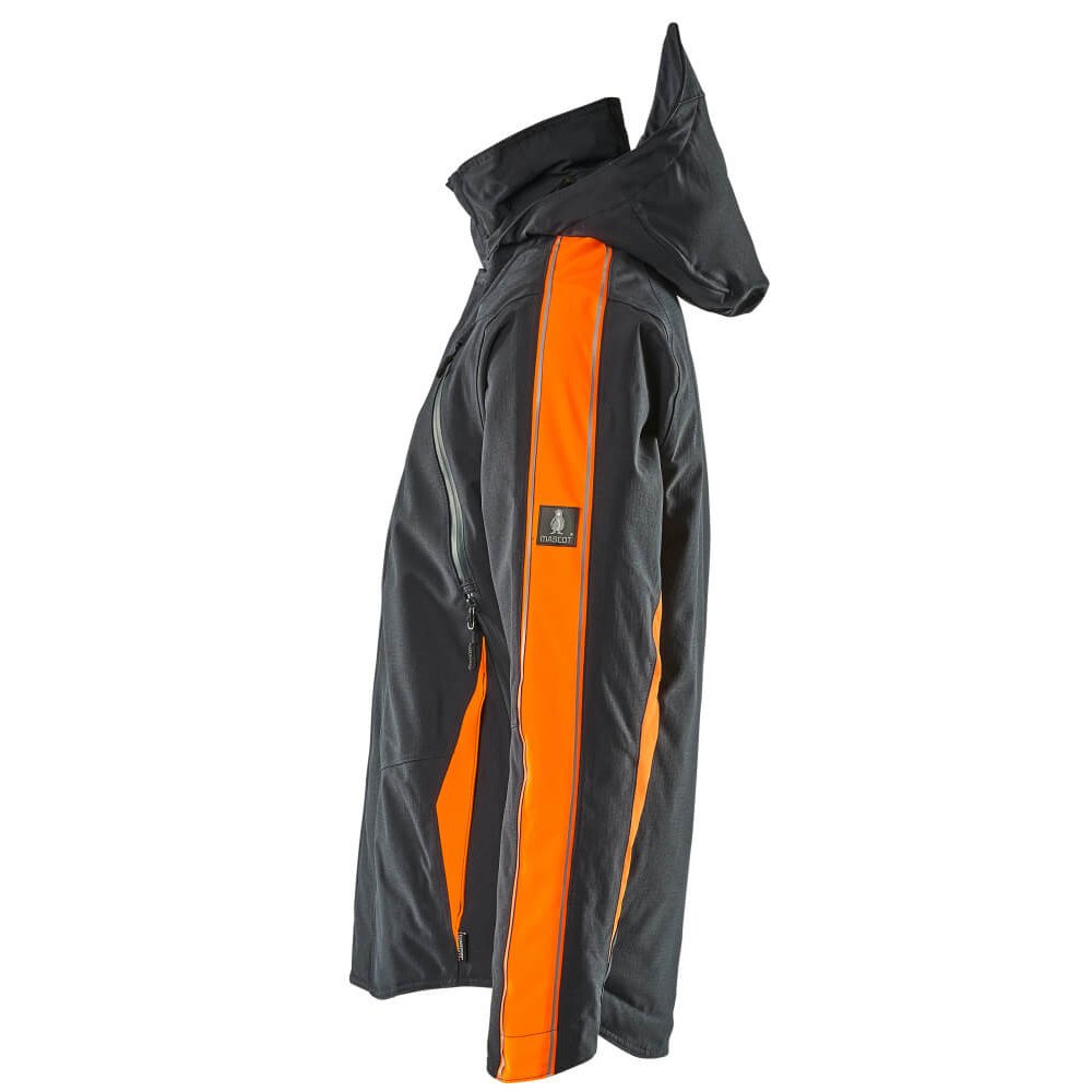 Mascot Hardwear 15035 Winter Jacket Dark Navy Hi-Vis Orange