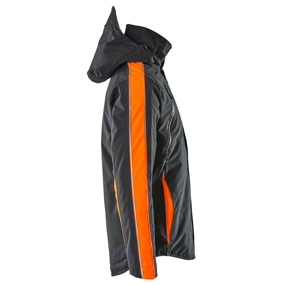Mascot Hardwear 15035 Winter Jacket Dark Navy Hi-Vis Orange