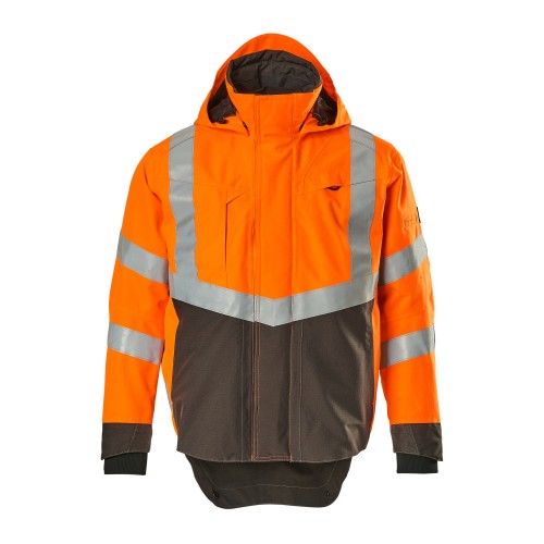 Mascot Harlow Safe Supreme 15501 Outer Shell Jacket Waterproof Orange Dark Anthracite Class 3 Repellent Class 2  Mascot Harlow Safe Supreme 15501 Outer Shell Jacket Waterproof Orange Dark Anthracite Class 3 Repellent Class 2
