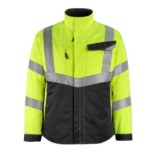 Mascot Safe Supreme Oxford Jacket - Hi-vis Yellow Black Mascot Safe Supreme Oxford Jacket - Hi-vis Yellow Black