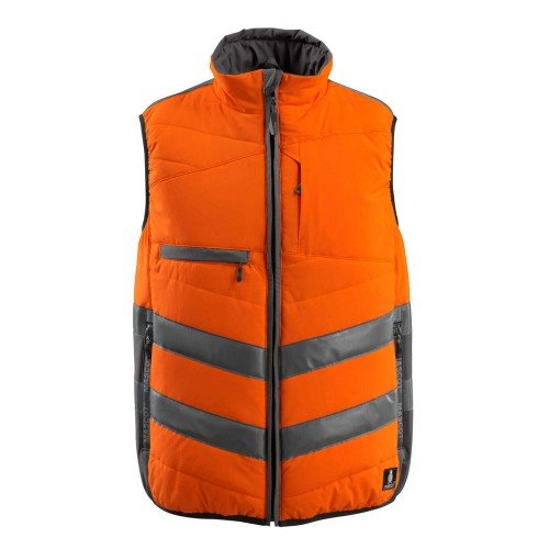 Mascot Safe Supreme Grimsby Winter Gilet - Hi-vis Orange/dark Anthracite