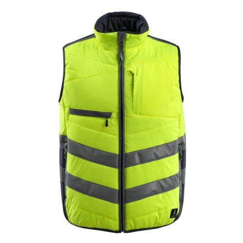 Mascot Safe Supreme Grimsby Winter Gilet - Hi-vis Yellow/dark Navy