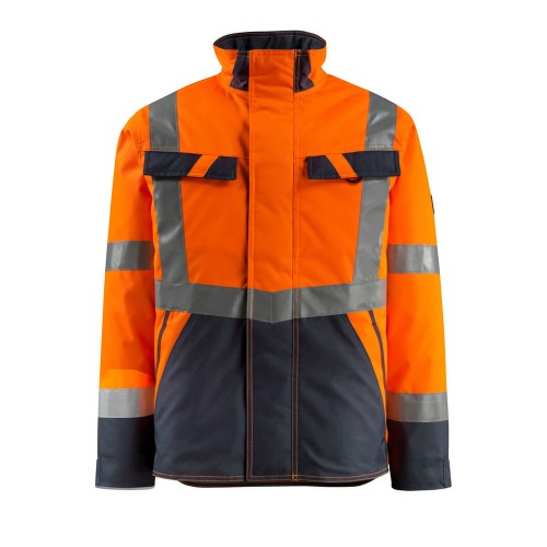 Mascot Penrith Safe Light 15935 Winter Jacket Water Repellent Orange Dark Navy Class 3 Mascot Penrith Safe Light 15935 Winter Jacket Water Repellent Orange Dark Navy Class 3