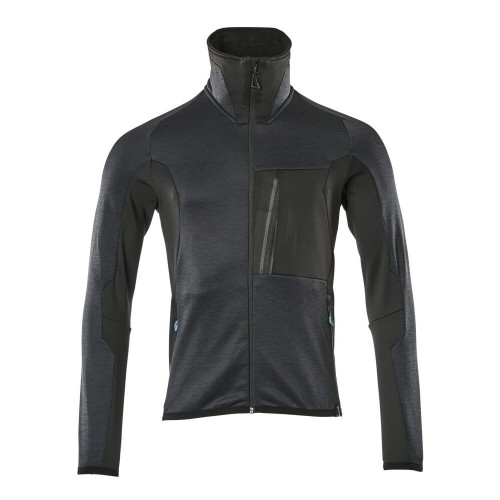 Mascot Advanced 17103 Fleece Jumper With Zipper Dark Navy Black Mascot Advanced 17103 Fleece Jumper With Zipper Dark Navy Black