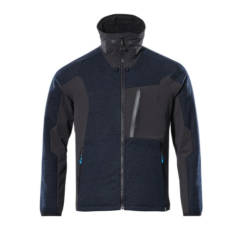 Mascot Advanced 17105 Knitted Jacket With Zipper Dark Navy Black Mascot Advanced 17105 Knitted Jacket With Zipper Dark Navy Black