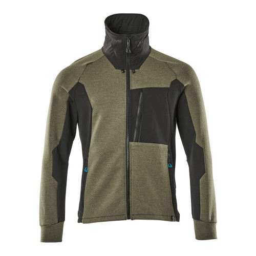 Mascot Advanced 17484 Sweatshirt With Zipper Moss Green Black Mascot Advanced 17484 Sweatshirt With Zipper Moss Green Black