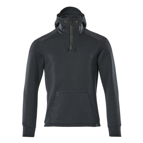 Mascot Advanced 17684 Hoodie With Half Zip Dark Navy Black Mascot Advanced 17684 Hoodie With Half Zip Dark Navy Black