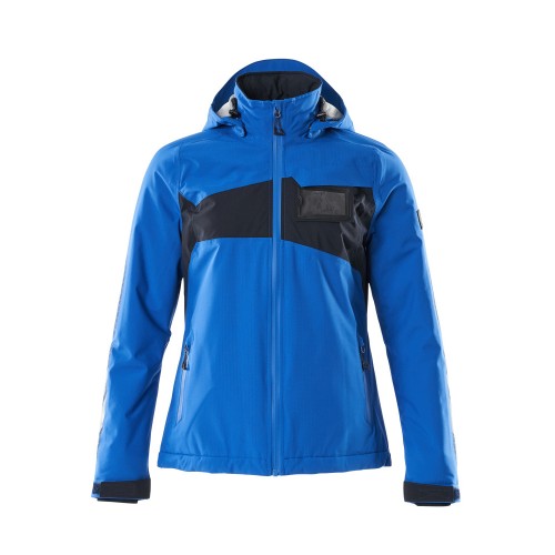 Mascot Accelerate 18045 Ladies Fit Waterproof Winter Jacket Azure Blue Dark Navy
