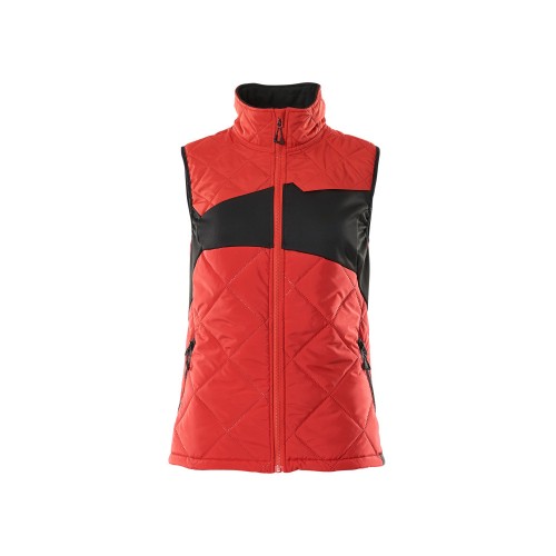 Mascot Accelerate 18075 Winter Gilet Ladies Fit Traffic Red Black Mascot Accelerate 18075 Winter Gilet Ladies Fit Traffic Red Black