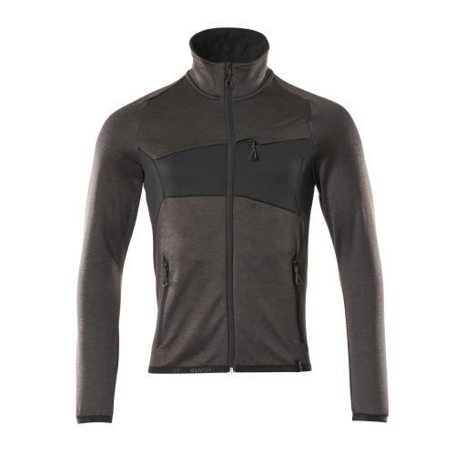 Mascot Accelerate 18103 Fleece Jumper With Zipper Dark Anthracite Black Mascot Accelerate 18103 Fleece Jumper With Zipper Dark Anthracite Black