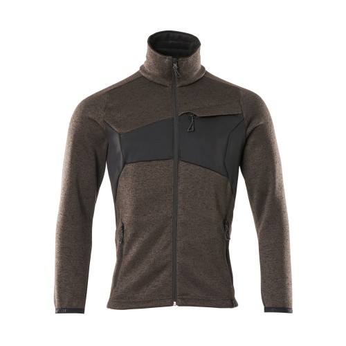 Mascot Accelerate 18105 Knitted Jumper With Zipper Dark Anthracite Black Mascot Accelerate 18105 Knitted Jumper With Zipper Dark Anthracite Black