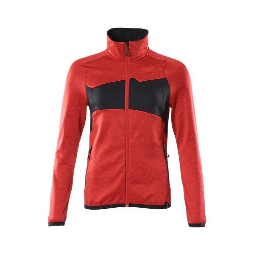 Mascot Accelerate 18153 Ladies Fit Fleece Jumper Traffic Red Black