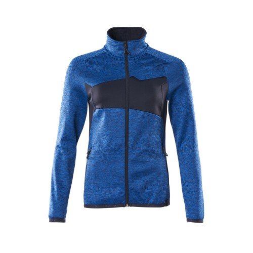 Mascot Accelerate 18153 Ladies Fit Fleece Jumper Azure Blue Dark Navy