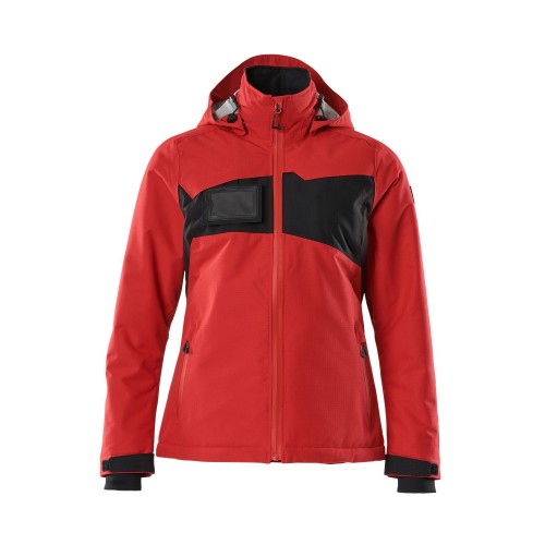 Mascot Accelerate 18345 Ladies Fit Waterproof Winter Jacket Traffic Red Black