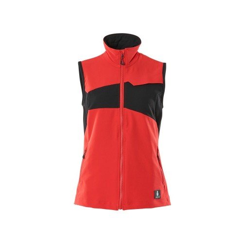 Mascot Accelerate 18375 Gilet Ladies Fit Traffic Red Black