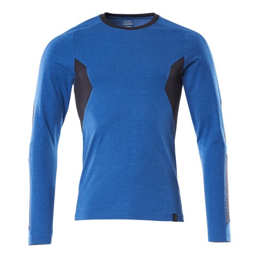 Mascot Accelerate 18381 T-shirt Long-sleeved Azure Blue Dark Navy Mascot Accelerate 18381 T-shirt Long-sleeved Azure Blue Dark Navy