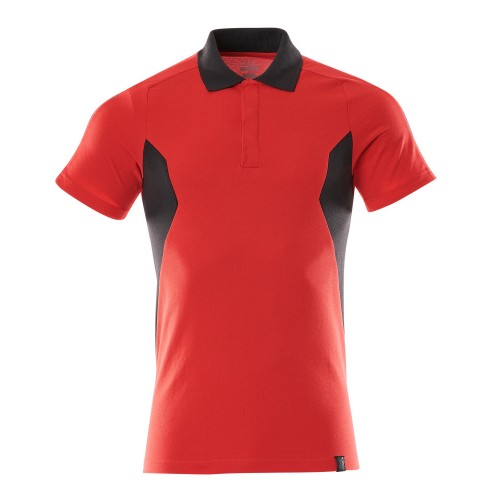 Mascot Accelerate 18383 Polo Shirt Traffic Red Black Mascot Accelerate 18383 Polo Shirt Traffic Red Black