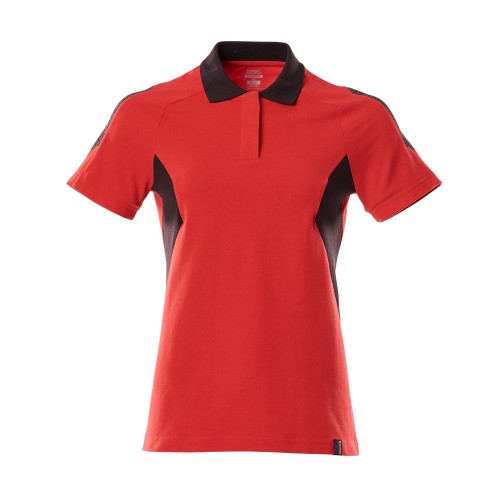 Mascot Accelerate 18393 Ladies Fit Polo Shirt Traffic Red Black