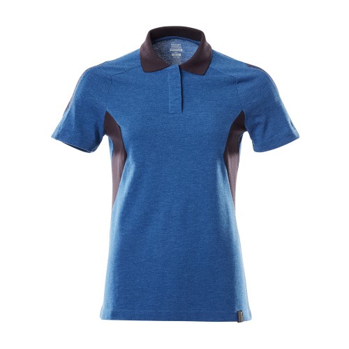 Mascot Accelerate 18393 Ladies Fit Polo Shirt Azure Blue Dark Navy