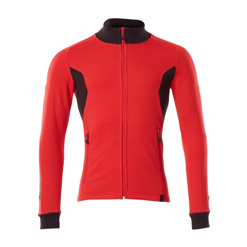 Mascot Accelerate 18484 Sweatshirt with Zipper Traffic Red Black Mascot Accelerate 18484 Sweatshirt with Zipper Traffic Red Black