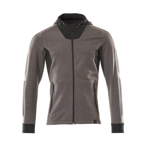 Mascot Accelerate 18584 Hoodie with Zipper Dark Anthracite Black Mascot Accelerate 18584 Hoodie with Zipper Dark Anthracite Black