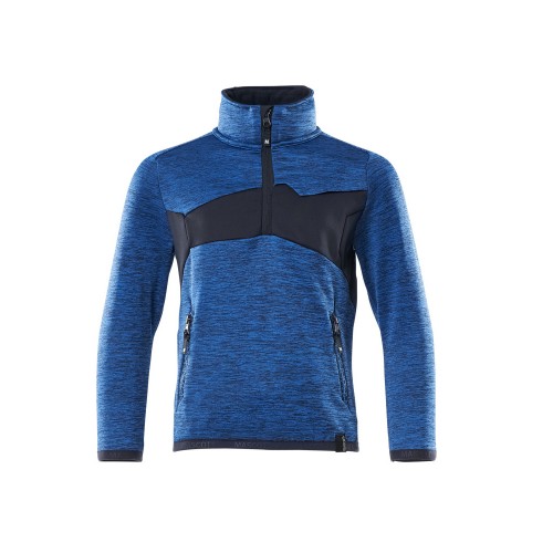 Mascot Accelerate 18903 Fleece Jumper For Children Azure Blue Dark Navy Mascot Accelerate 18903 Fleece Jumper For Children Azure Blue Dark Navy