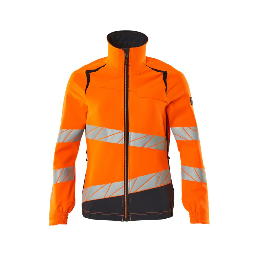 Mascot Accelerate Safe 19008 Jacket Ladies Fit Hi Vis Orange Dark Navy
