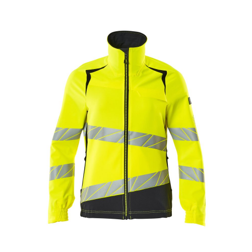 Mascot Accelerate Safe 19008 Jacket Ladies Fit Hi Vis Yellow Dark Navy