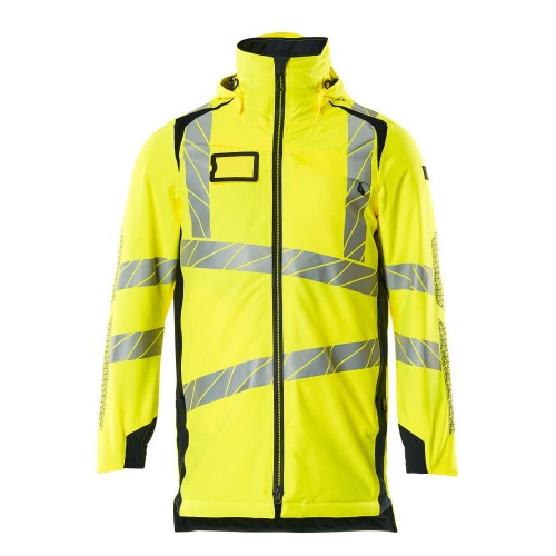 Mascot Accelerate Safe 19030 Parka Jacket Hi Vis Yellow Dark Navy  Mascot Accelerate Safe 19030 Parka Jacket Hi Vis Yellow Dark Navy