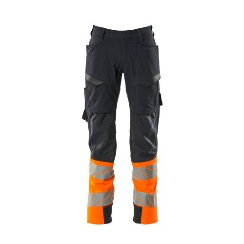 Mascot Accelerate Safe 19379 Trousers With Thigh Pockets Navy/Hi-Vis Orange Mascot Accelerate Safe 19379 Trousers With Thigh Pockets Navy/Hi-Vis Orange
