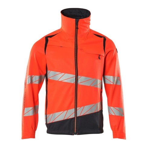 Mascot Accelerate Safe 19509 Stretch Jacket Hi-Vis Red Navy