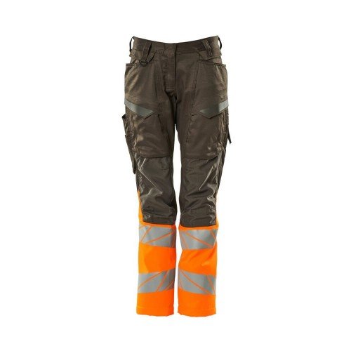 Mascot Accelerate Safe 19678 Ladies Fit Trousers Anthracite Hi-Vis Orange