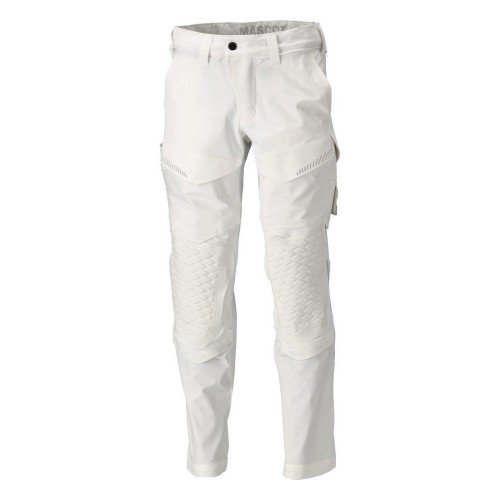 Mascot Customized 22079 Pants With Kneepad Pockets White Mascot Customized 22079 Pants With Kneepad Pockets White