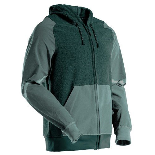 Mascot Customized 22686 Zip Hoodie Light Forest Green / Forest Green